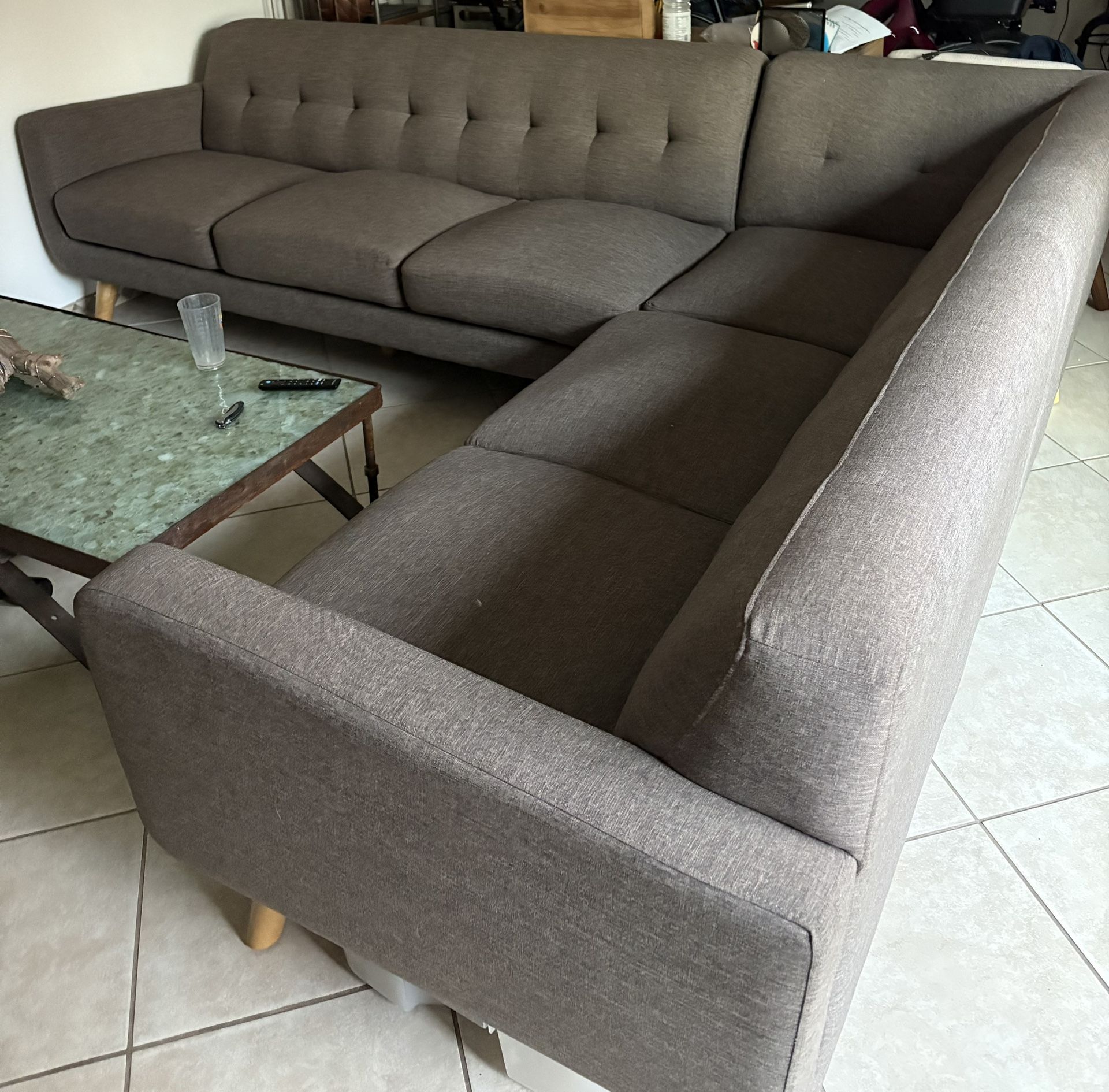 Modern Grey Couch