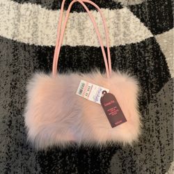 *NEW* STUNNING GENUINE FOX FUR PURSE