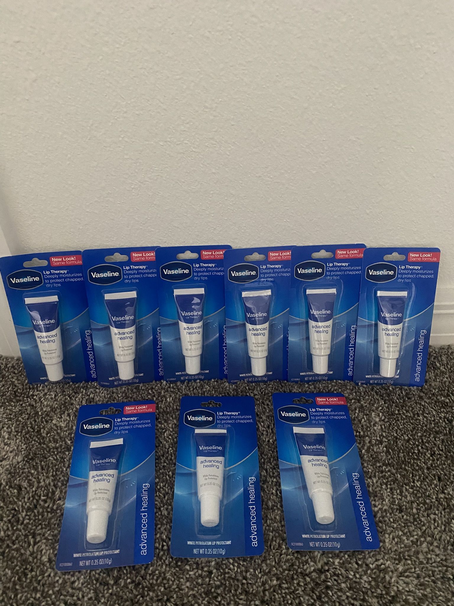Brand New Bundle 9 Vaseline Lip Therapy Advanced Healing