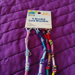 NEW BRAIDED CORD BRACELETS