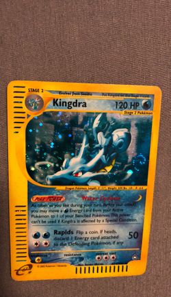Kingdra holo pokemon RARE E-series