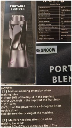 Portable Blender new by Besnoow