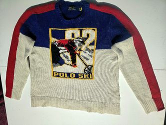 Polo Knitted Ski Sweater