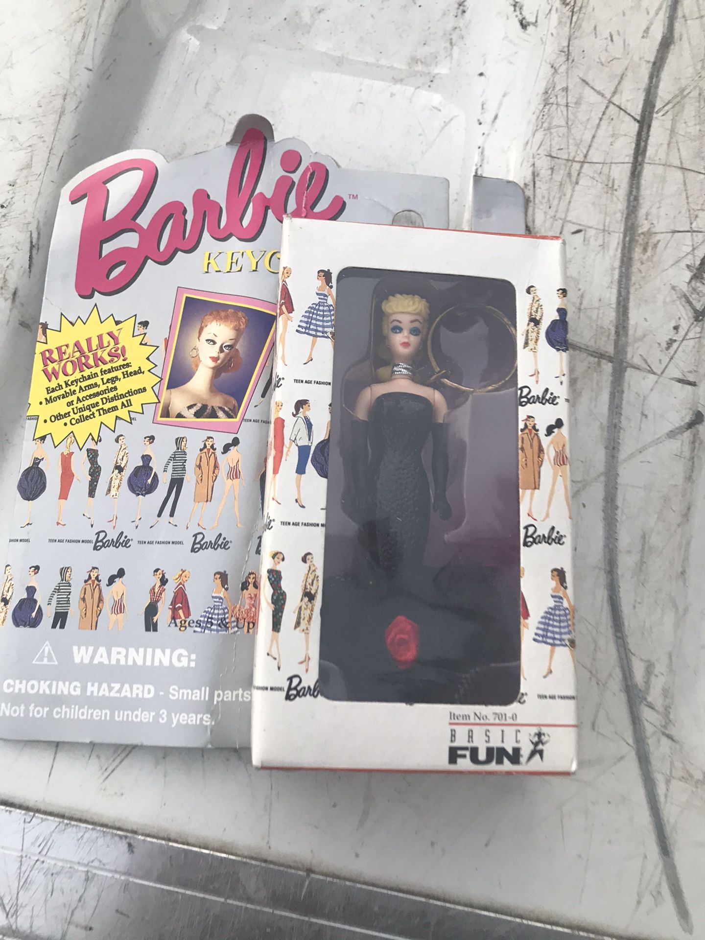 Barbie keychain 1995