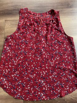 Red blouse