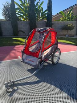 Schwinn Trailblazer Plus Kids Bike Trailer, Single Seat