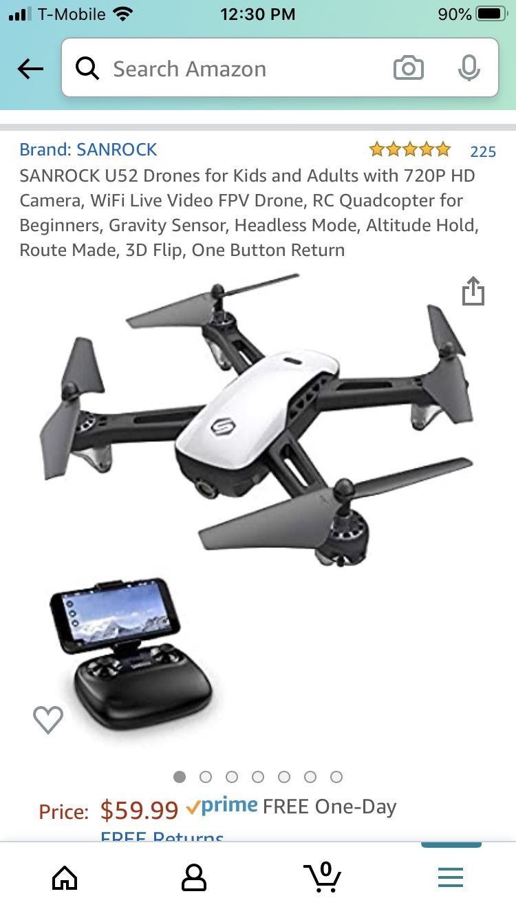 Drone 720p camera