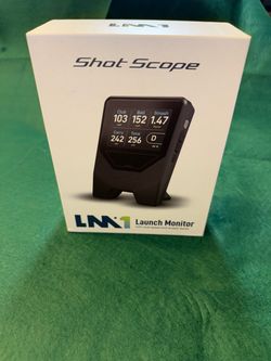 Shot Scope LM1 Portable Launch Monitor with Smash Factor and Clubhead Speed