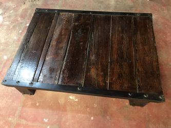 Industrial cart table
