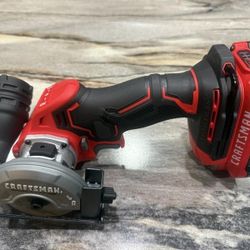 Craftsman cmcm300 3" Cut Off Tool with battery and charger
