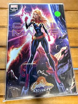Captain marvel j Scott Campbell exclusive variant