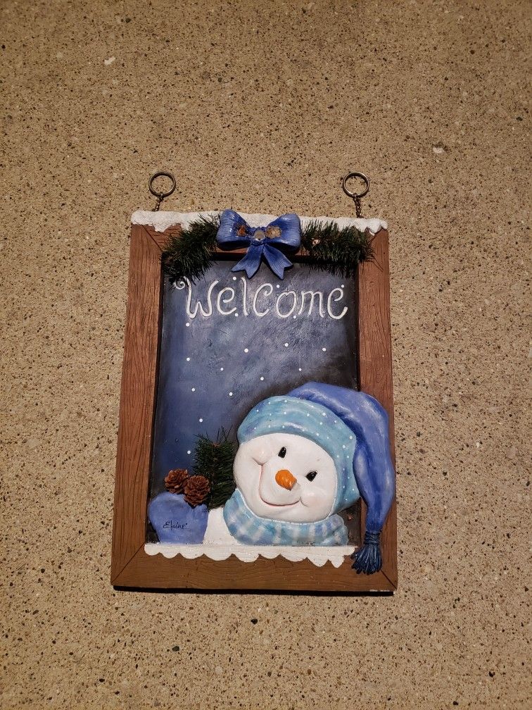Hanging Welcome Sign
