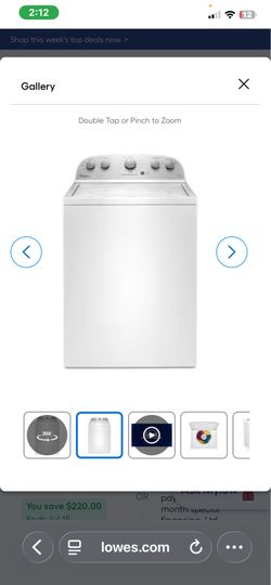 Washer and dryer set