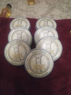 Reuzel Shave Cream Tins