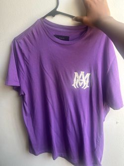 purple amiri tee size medium