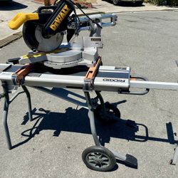 Dewalt 12” Sliding Miter Saw W/ Stand