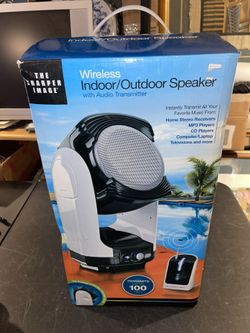 New! The Sharper Image Portable Indoor/Outdoor Wireless Speaker (Model: CEW112)