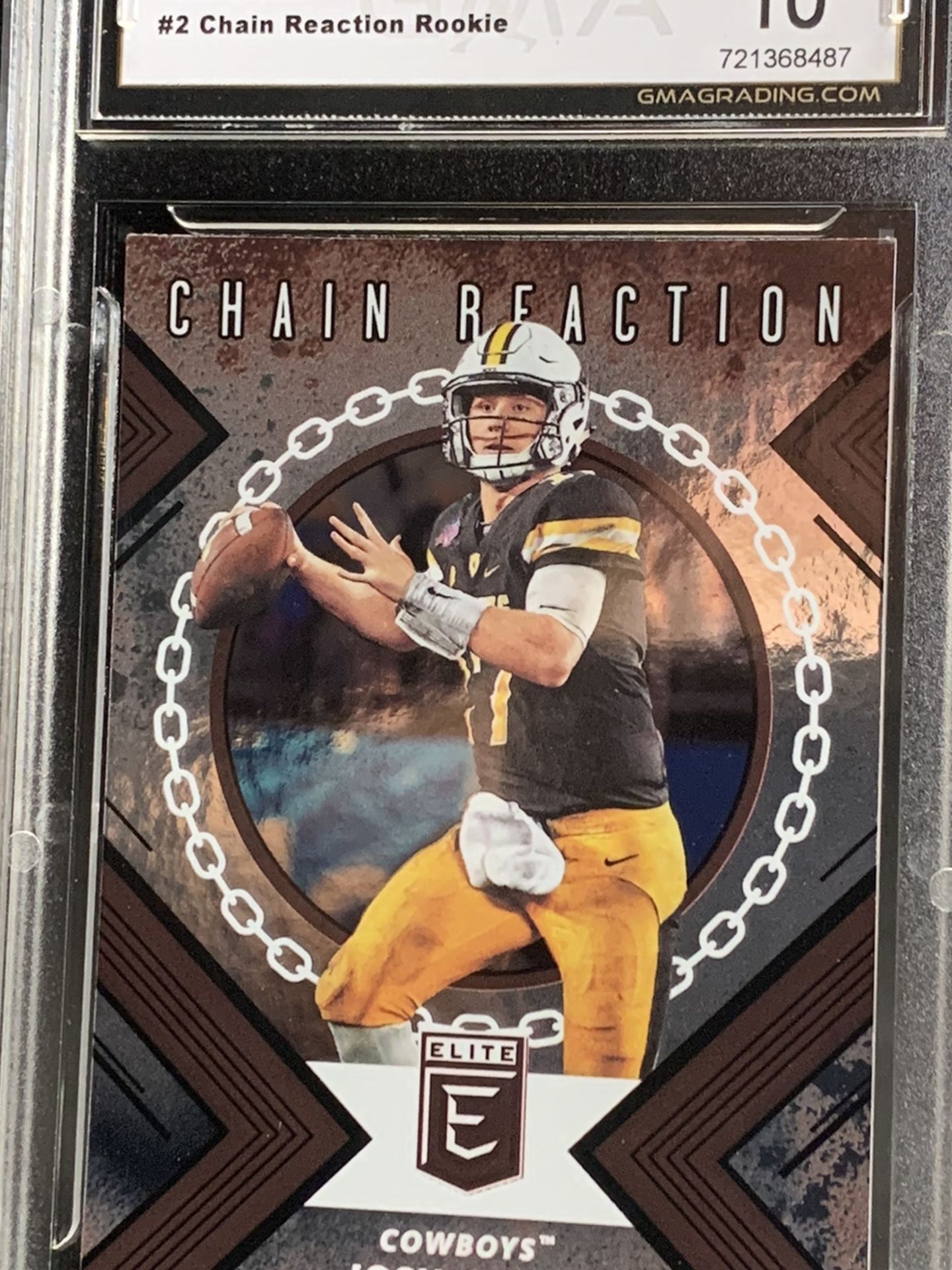 2018 Elite Draft Picks 🔥🏈 Josh Allen 🏈🔥 Chain Reaction Rookie GMA 10 Mint 💎 - Buffalo Bills