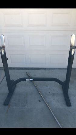 Squat rack and bench press rack weights too