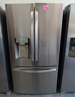 LG French Door Fridge – Stainless, Ice/Water Dispenser