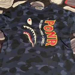 Bape tee and Bape backpack