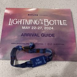 Lightning In A Bottle 5 Day GA Pass