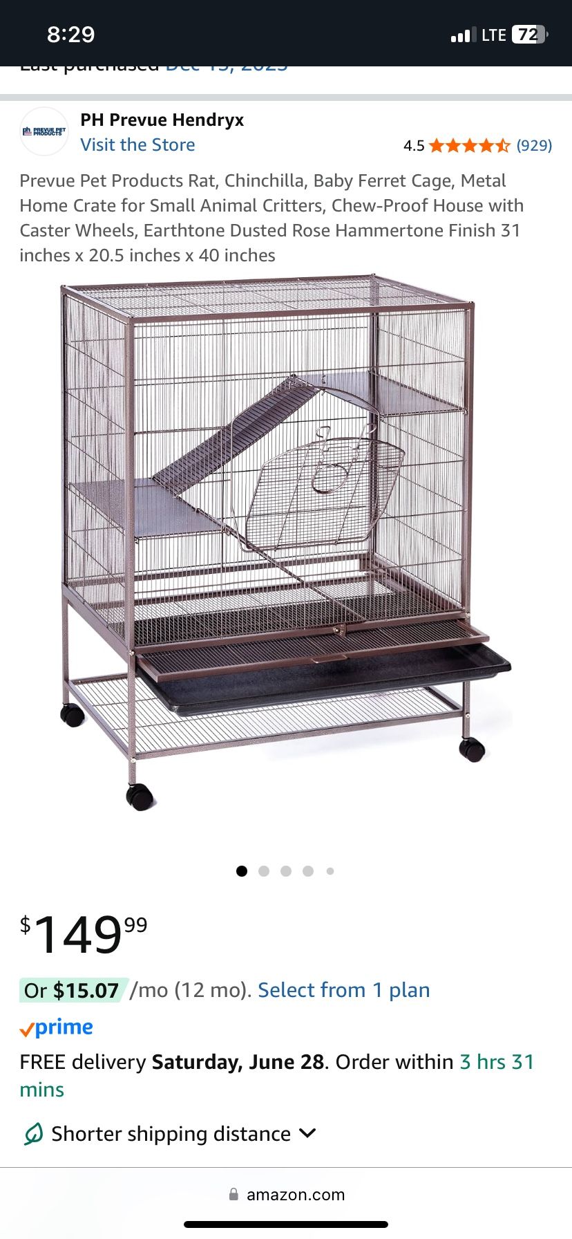 Critter Cage Plus 1.5 Bags Of Bedding. 125$ OBO