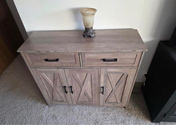 Rustic Farmhouse Sideboard Cabinet