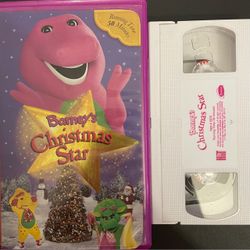 BARNEY’s CHRISTMAS STAR (VHS-2002) Selena Gomez!