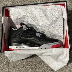 Jordan Bred 4 Reimagined Size 13