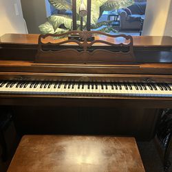 Wurlitzer Piano With Bench Included 