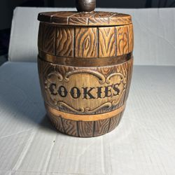 Vintage ceramic cookie jar