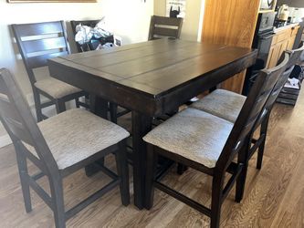Kitchen Table From MOR Furniture 6 Chairs- Review Description Below 