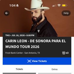 Carin Leon Sonora Para El Mundo Tour