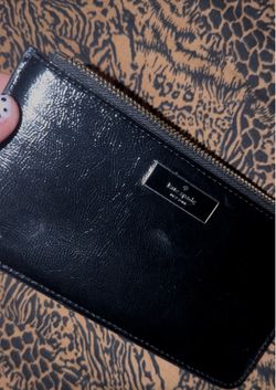 Kate Spade New York Black Patent Leather Wallet / Clutch