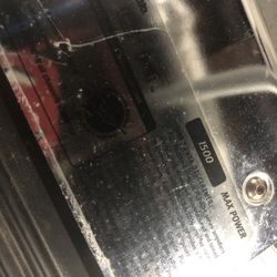 Rockford Fosgate  1500 Watts  
