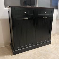 Trash Enclosure with bins