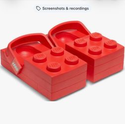 LEGO Brick Slide Sandals Red BRAND NEW Men’s 8 Women’s 10