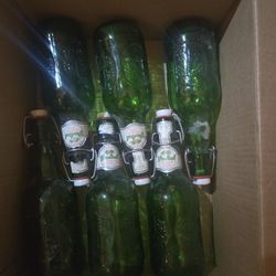 Vintage Grolsch Premium Pilsner Empty Beer Bottles