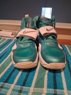 Nike High-Top Sneakers Teal and White