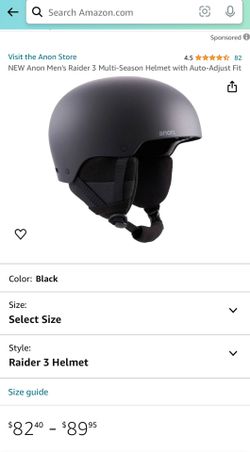 Anon Raider 3 Helmet Snowboarding Ski 56-59 Cm Medium