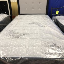 New Twin Size Bed With New Mattress And Boxspring Included 