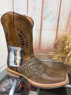 NEW SQUARE TOE COWBOY BOOTS ALL SIZES AVAILABLE