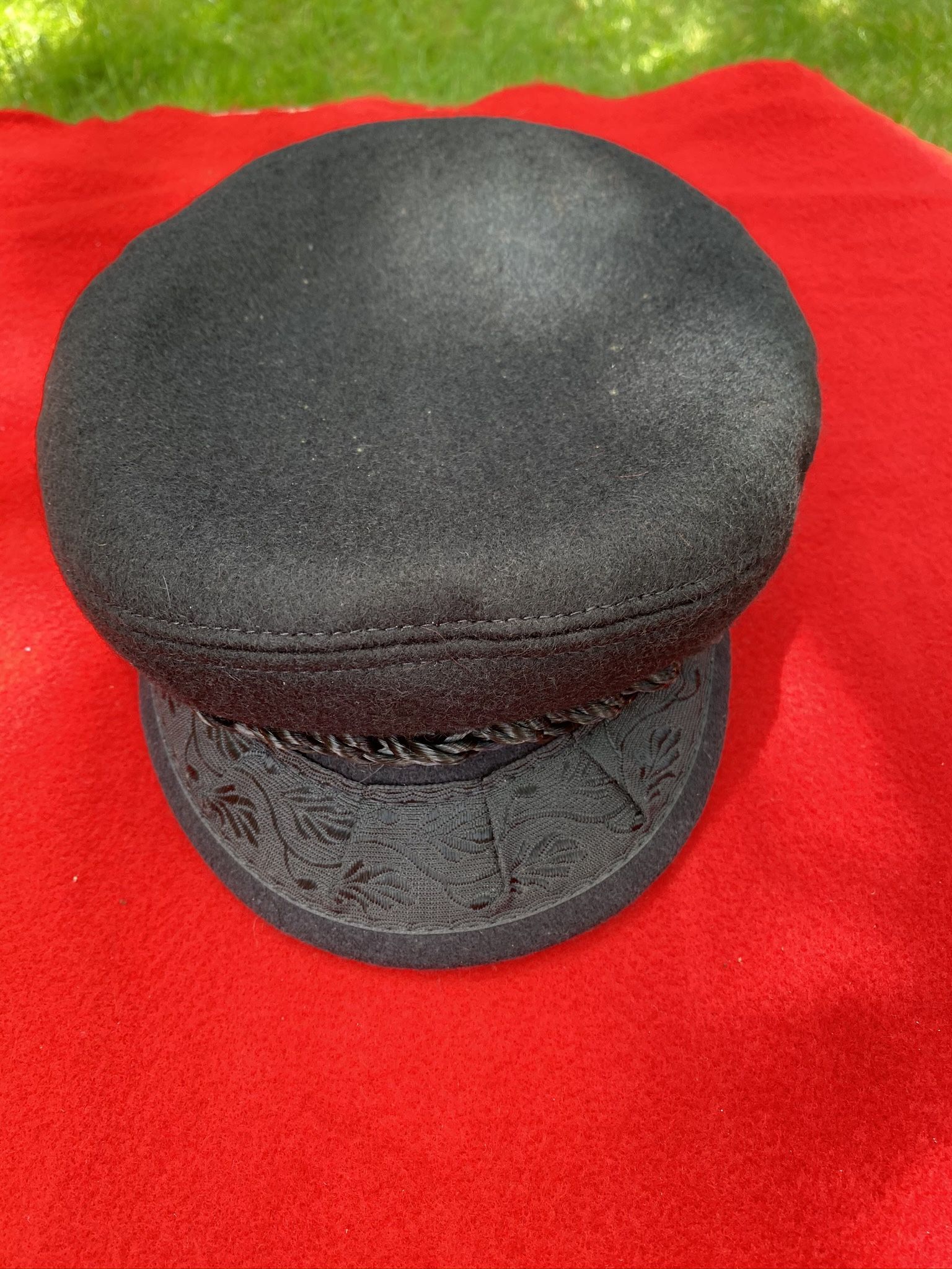 Made In Greece Size Small Black Greek Fisherman’s Hat Imported Greece (Brand New) (9 available)
