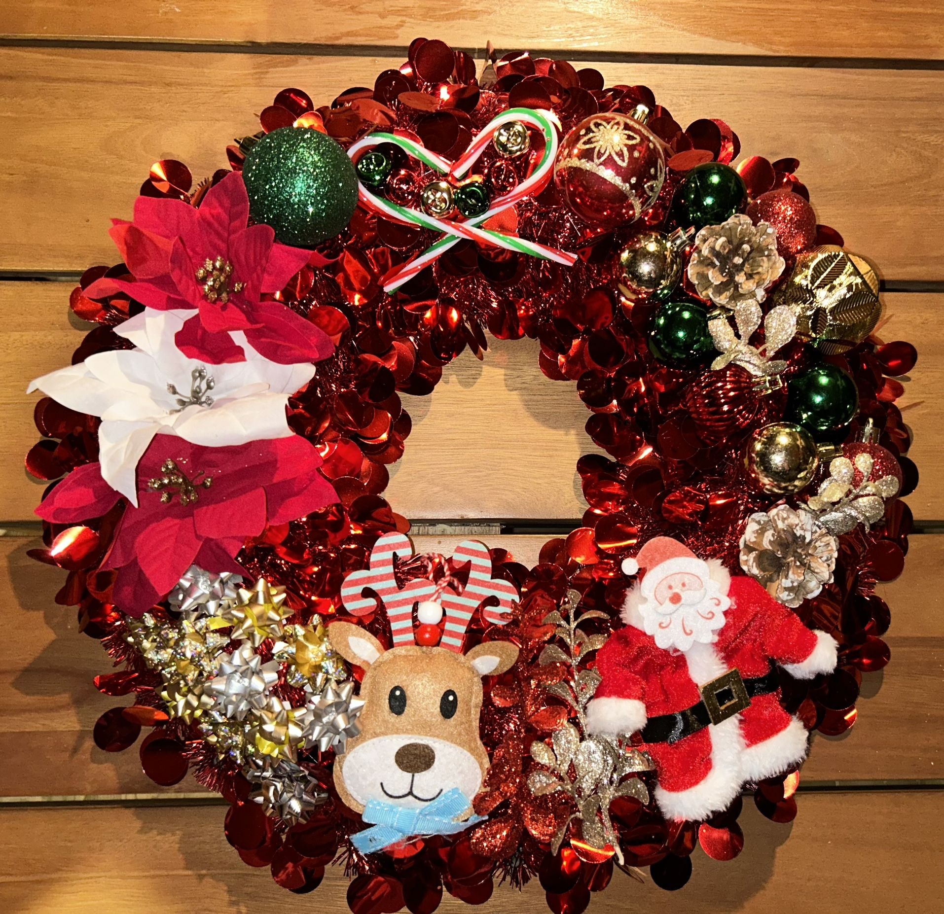 Homemade Xmas Wreath