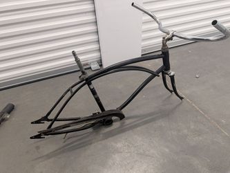 Vintage Pre-War/Post-War Balloon Tire Cruiser Frame & Fork - Liberty / Schwinn Style