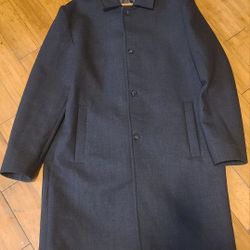 Banana Republic Men's Coat 100 % Wool Size Large 