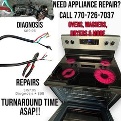 Appliance Repair in Greater Atlanta! Fast, Reliable, and Trusted  