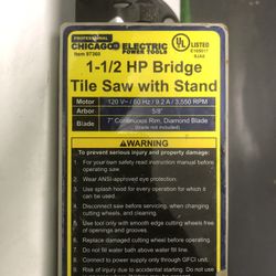 Tile Saw 