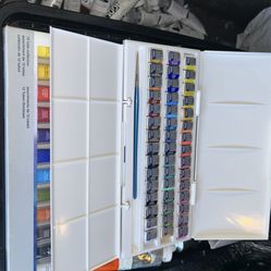 Brand New Watercolor Paints And Brushes 
